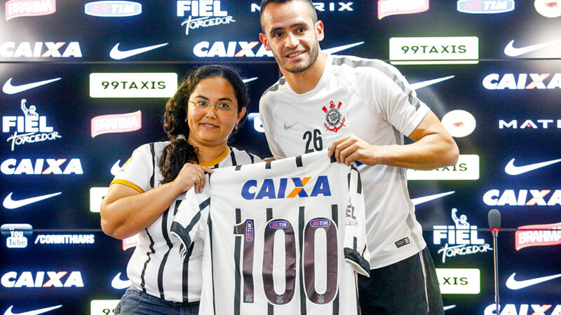 Renato Augusto 100 jogos Corinthians