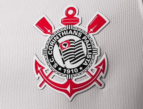 Escudo do Corinthians na camisa