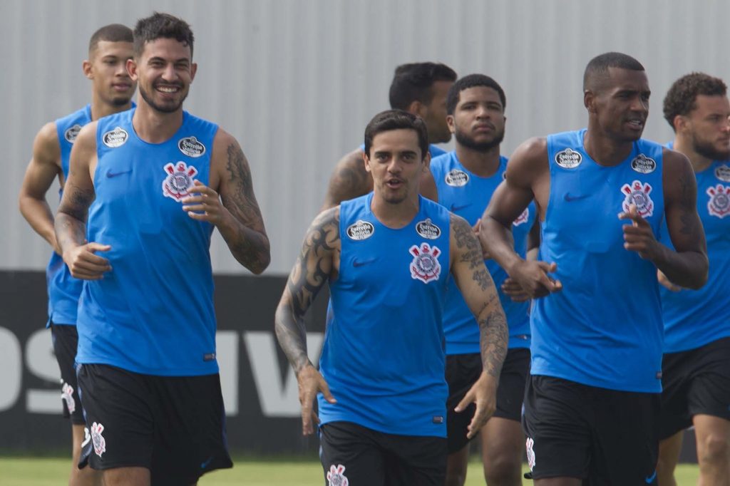 Treino - Jogadores do Corinthians