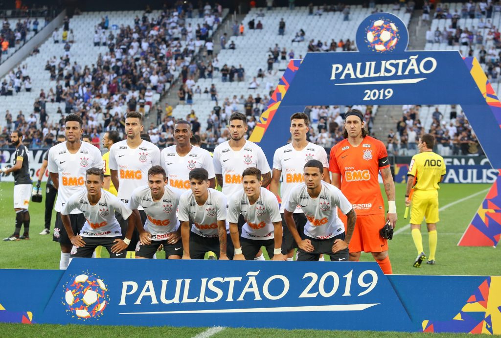 Jogadores do Corinthians no Paulistão 2019