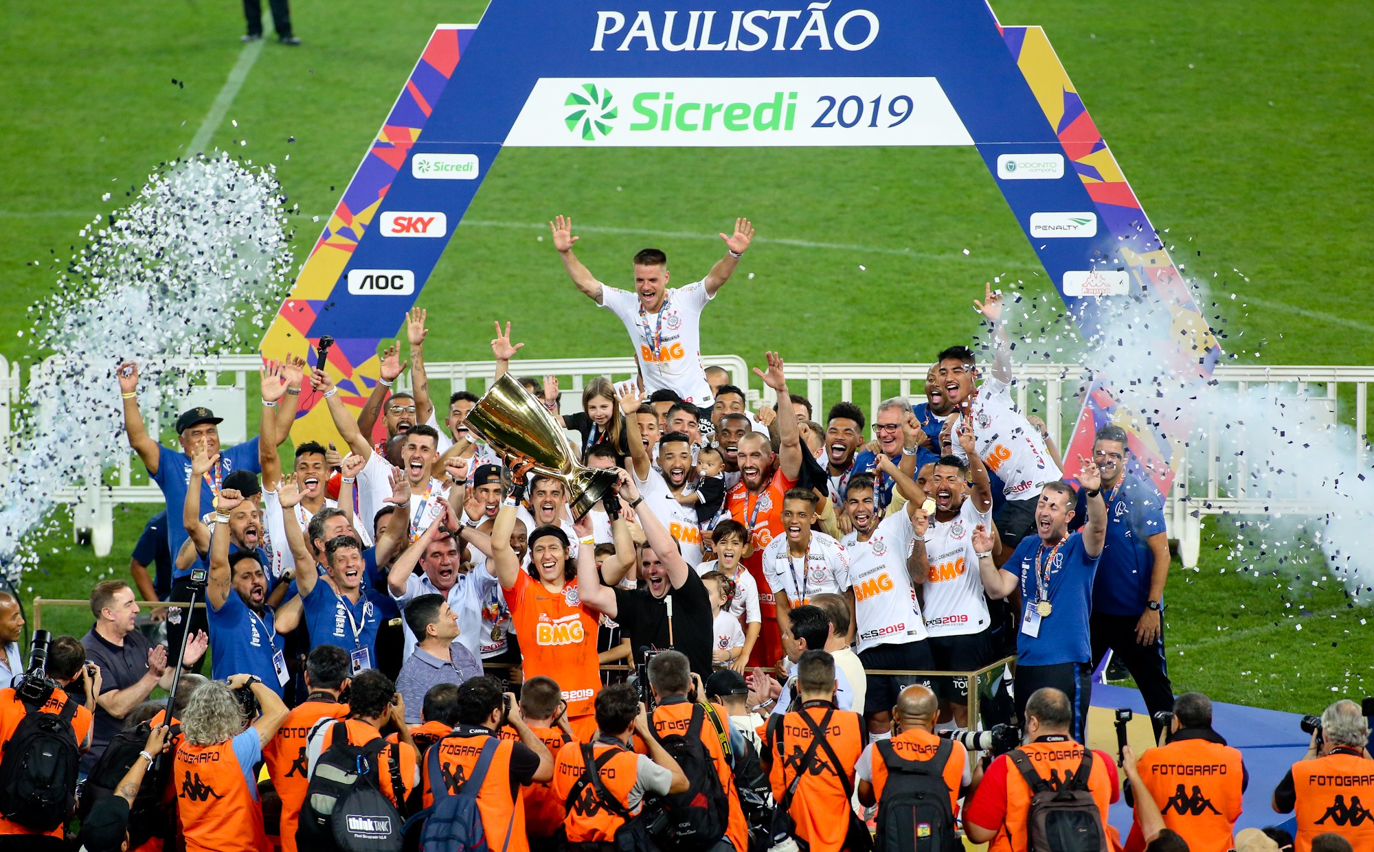 Corinthians campeão do Paulistão 2019