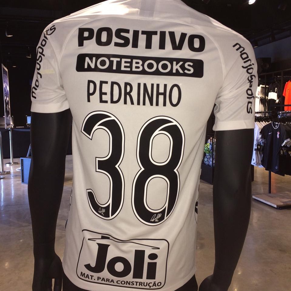 Camisa Corinthians Patrocino Preto