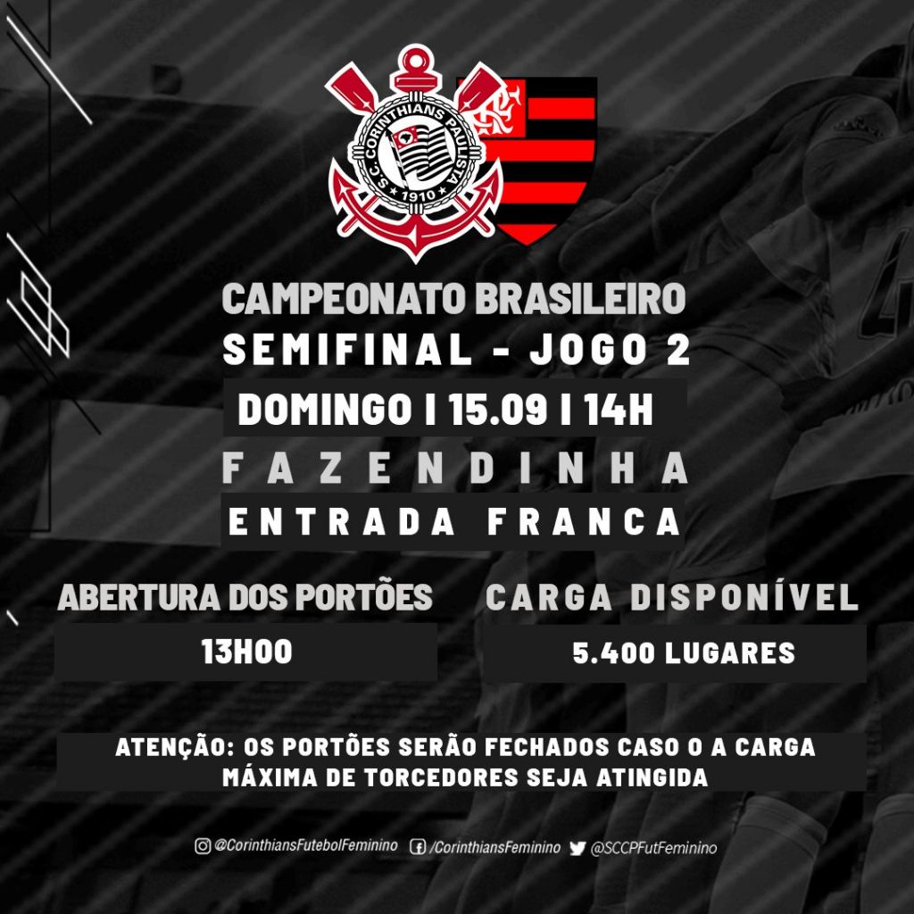 Corinthians x Flamengo Feminino Informações