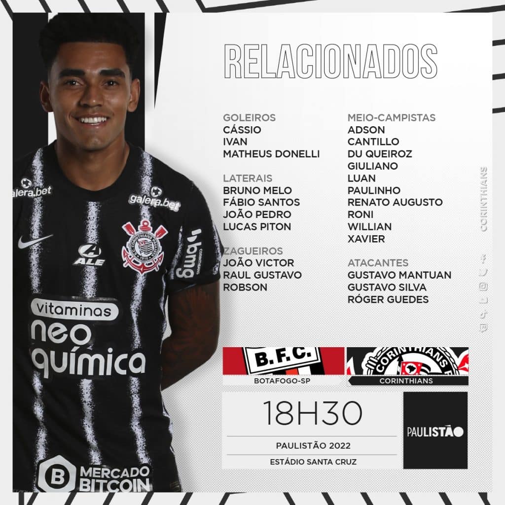 Relacionados - Corinthians x Botafogo-SP