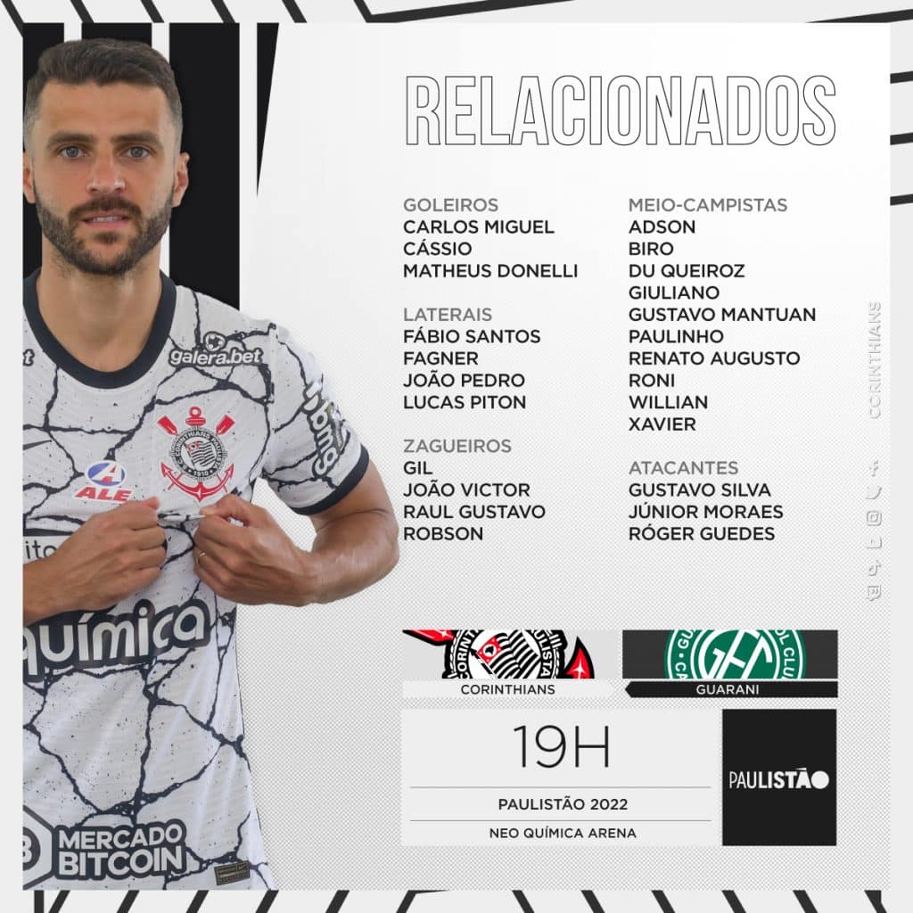 Relacionados - Corinthians x Guarani