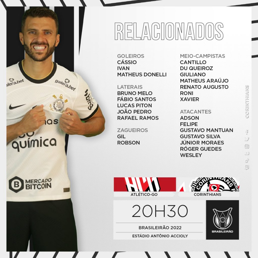 Relacionados - Atlético-GO x Corinthians