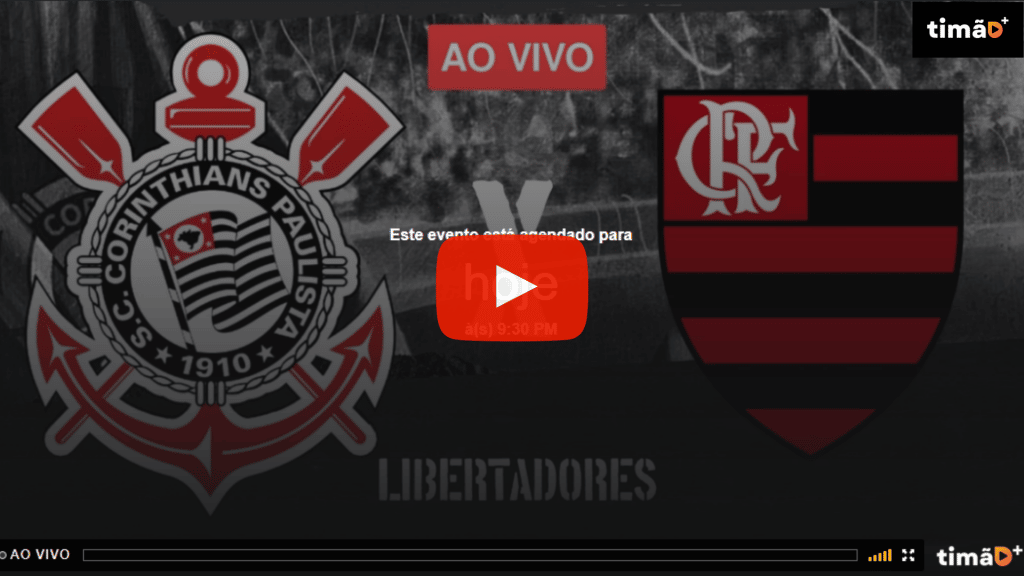 Transmissão Ao Vivo - Corinthians x Flamengo