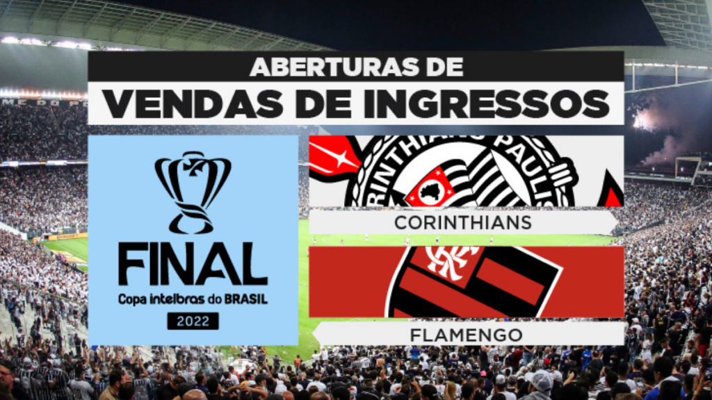 Corinthians x Flamengo ingressos à venda